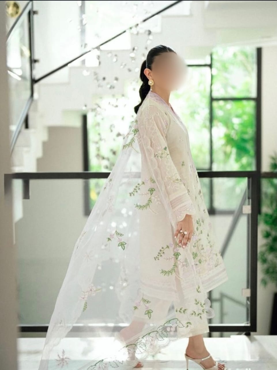 LAVENDER EMBROIDERED
